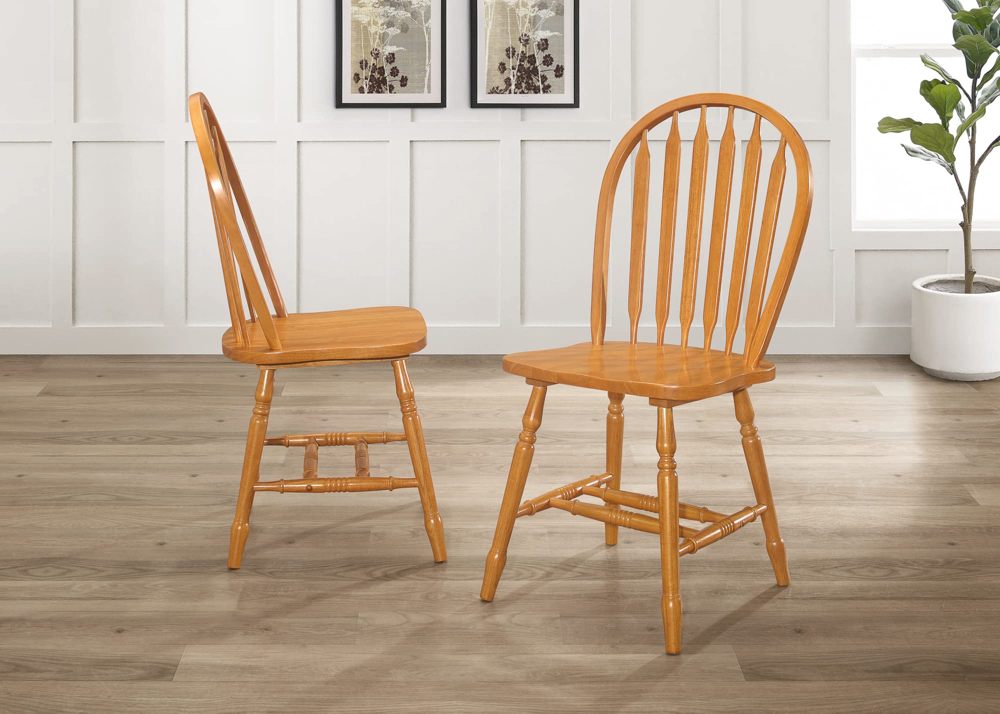 Sunset Trading Oak Selections Dining Chair, Light Finish